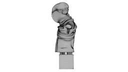 Cracked Marble Bust 3d model