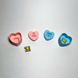 Conversation Heart Clicker / Valentine Heart Keychain / Fidget - No AMS - Commercial License Include 3d model