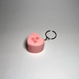 Conversation Heart Clicker / Valentine Heart Keychain / Fidget - No AMS - Commercial License Include 3d model