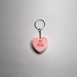 Conversation Heart Clicker / Valentine Heart Keychain / Fidget - No AMS - Commercial License Include 3d model