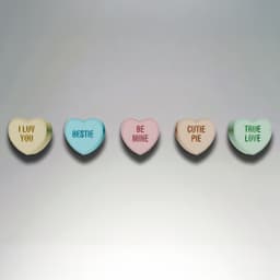 Conversation Heart Clicker / Valentine Heart Keychain / Fidget - No AMS - Commercial License Include 3d model
