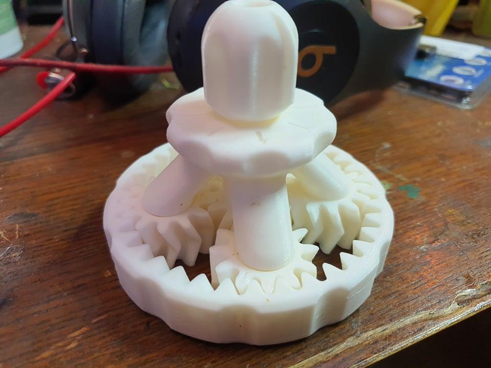 Planetary Gear Print-in-Place Demo  - This was my print of this model i rather like the design its fun :) - 3d model