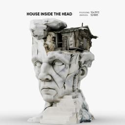 Abstract Sculpture - House Inside the Head 3d model