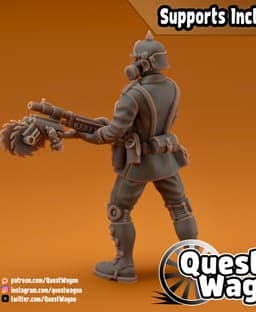 Death Trench Infantry unit -- FREE!! 3d model