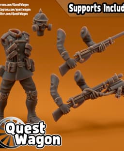 Death Trench Infantry unit -- FREE!! 3d model