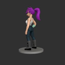 Leela - Character 3D Printable Sculpture Fan Art 3d model