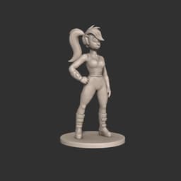 Leela - Character 3D Printable Sculpture Fan Art 3d model