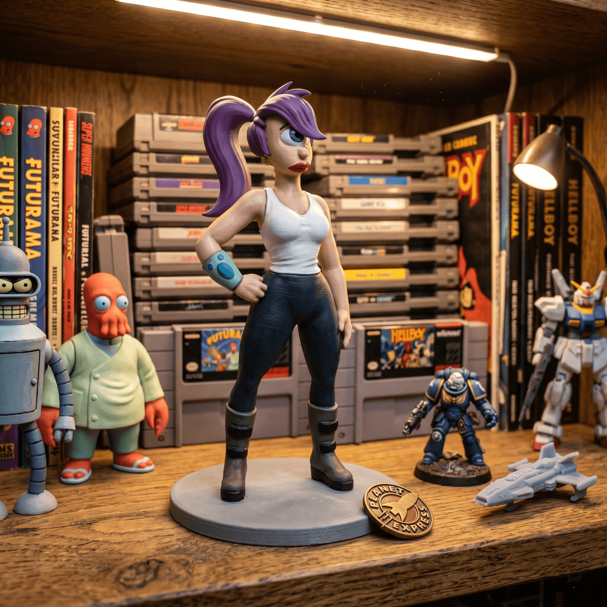 Leela - Character 3D Printable Sculpture Fan Art 3d model