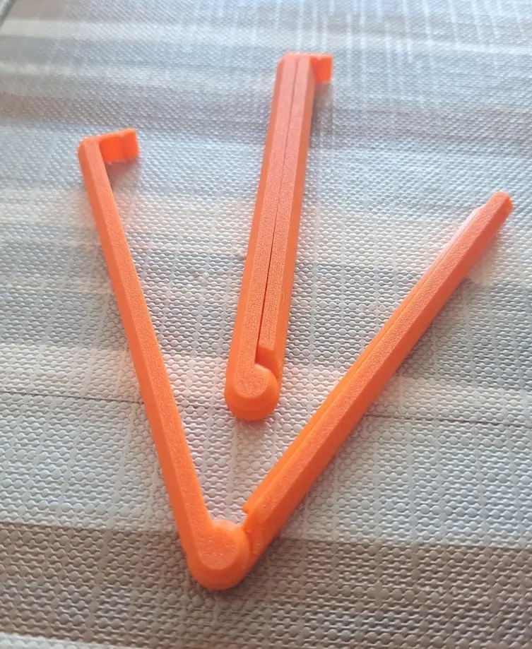 Print-in-Place Bag Clip 3d model