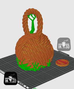Monkey Fist Knot Door Stopper 3d model