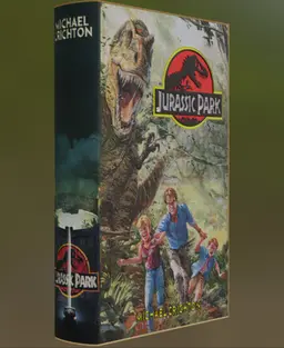 Jurassic Park - Book Litho 3d model