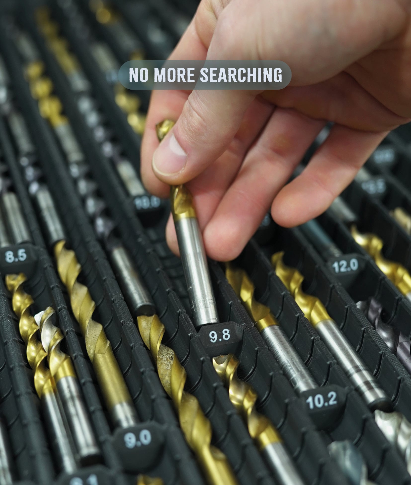 Bitfinity β Infinitely Expandable Drill Bit Storage System 3d model