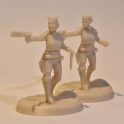Female Tiefling Bounty Hunter 3d model