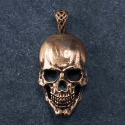 Skull Pendant - Jewellery - Print on Demand 3d model