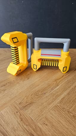 Power Rangers Turbo - Yellow Ranger Turbo Star Chargers (Side Knuckles) 3d model