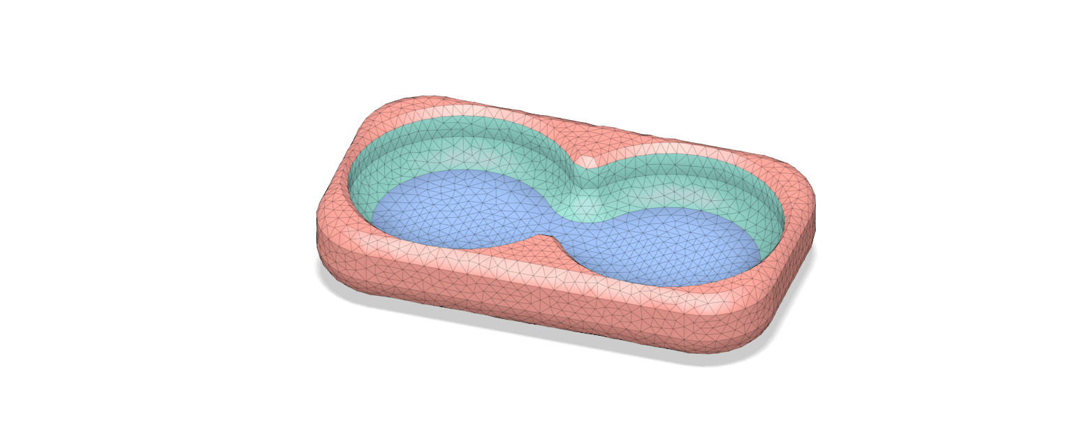 Voronoi Liquid soap holder 3d model