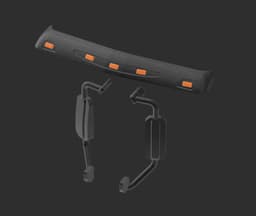 CAT CT660 Mirror Visor Set 1-87 3d model