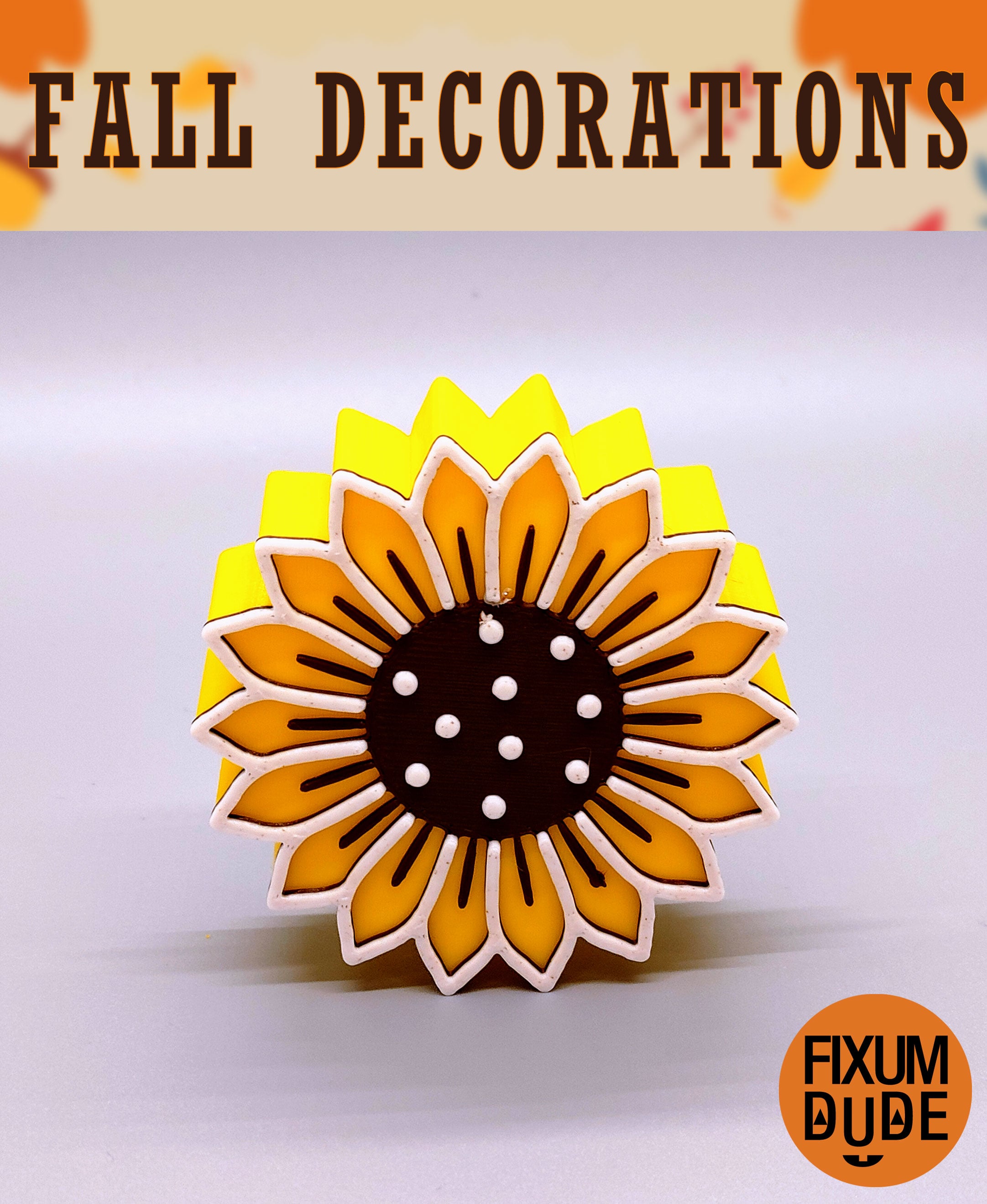 Simple Fall Table Decorations 3d model