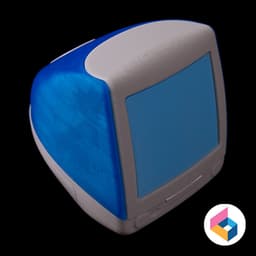 iMac_classic_lighting 3d model