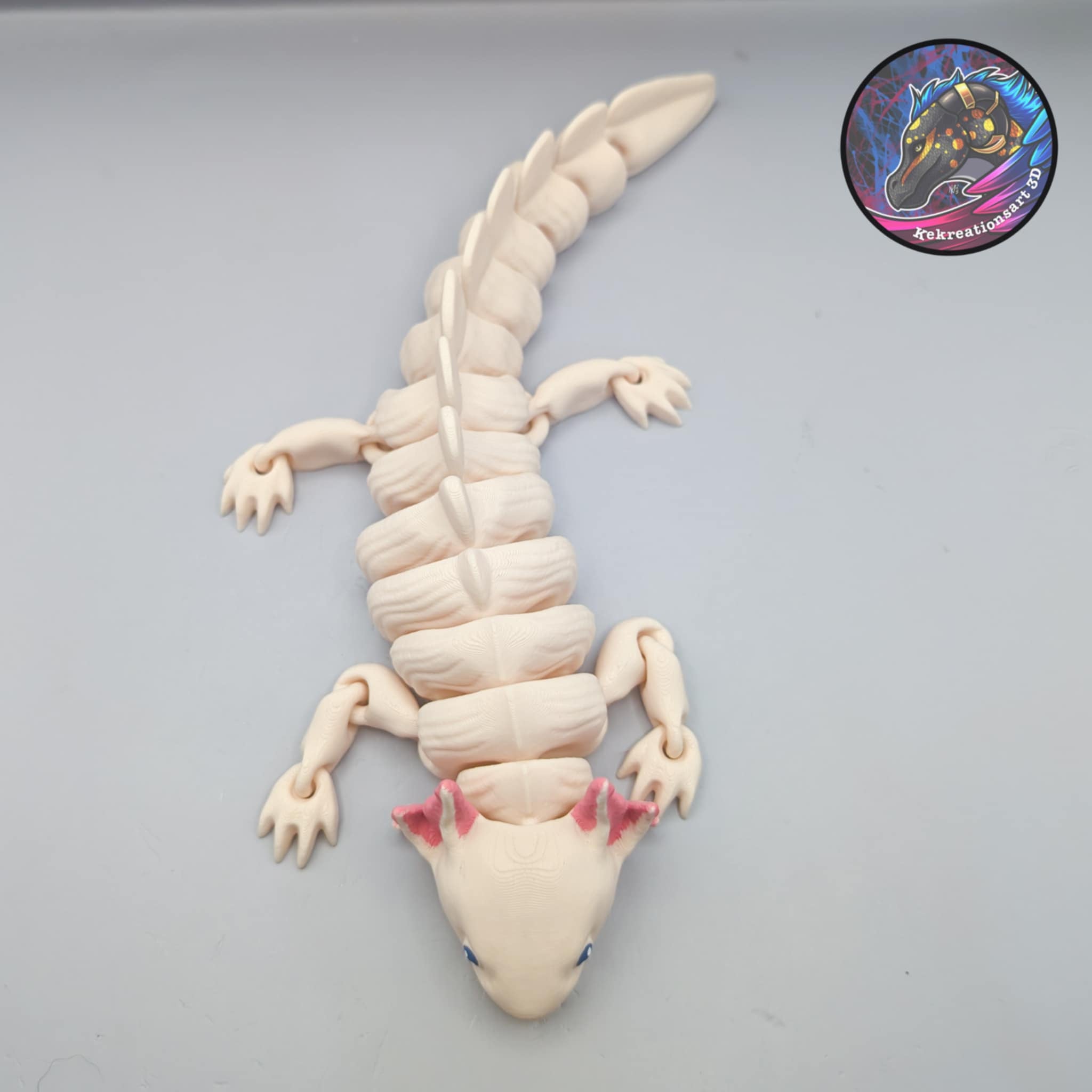 flexi axolotl 3d model