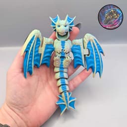 flexi chompy dragon 3d model