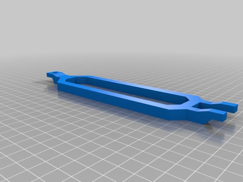 traxxas slash battery cover 3d model