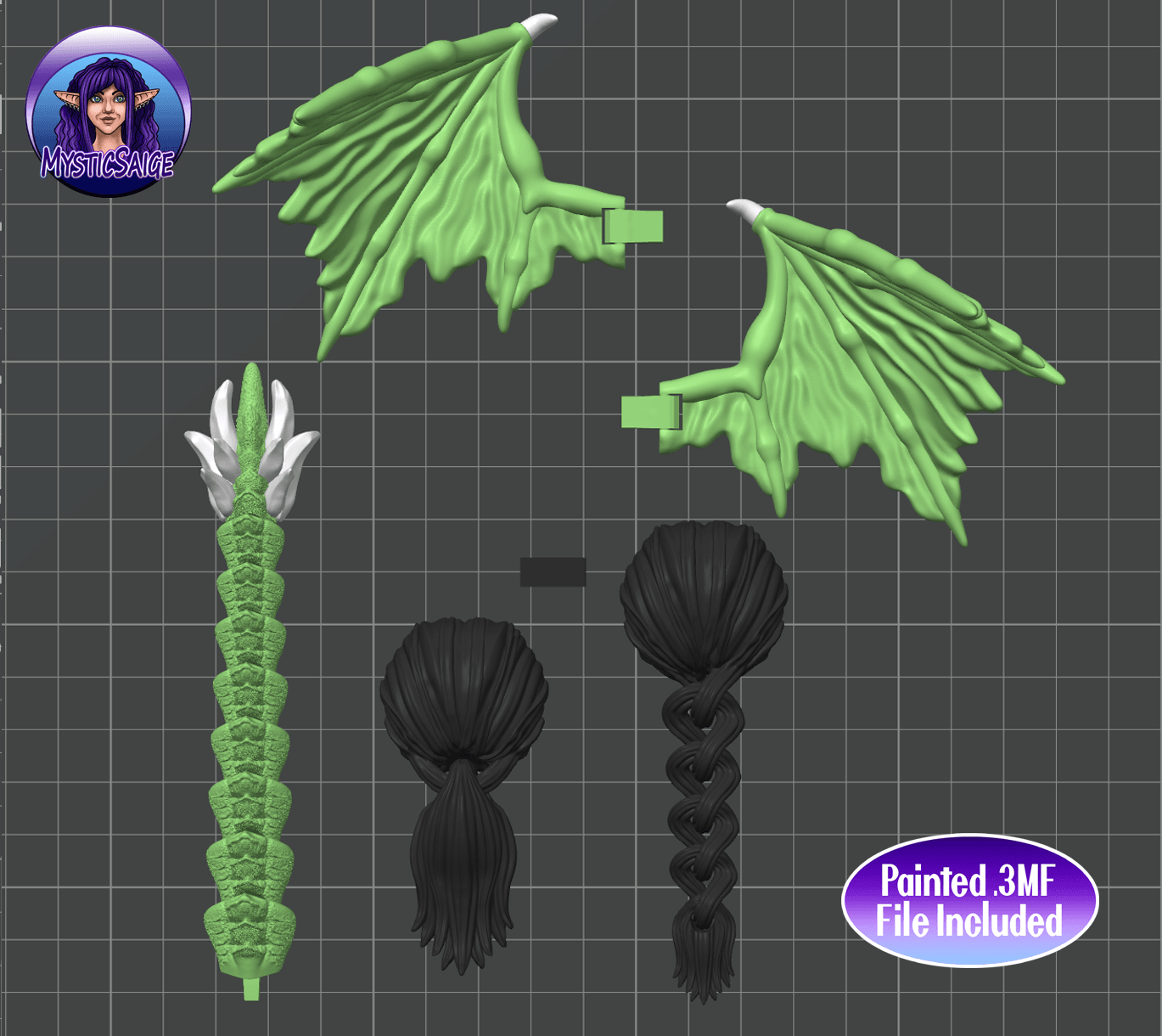 Dragon Doll 3d model