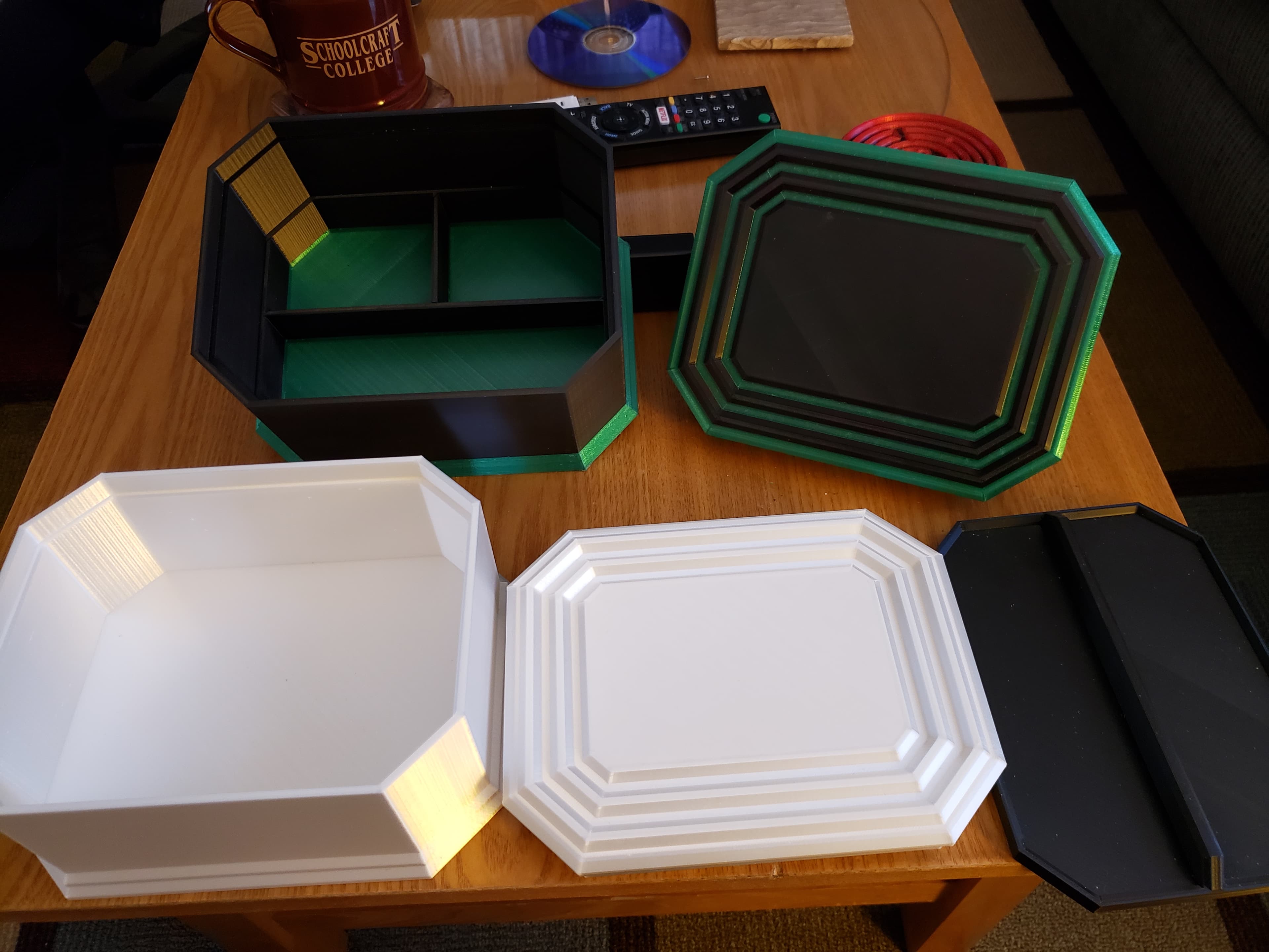 Chamfered Boxes 3d model