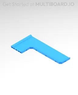 4x(2 to 8) MU - Transition Center - Modular Bolt-Locked Shelf 3d model