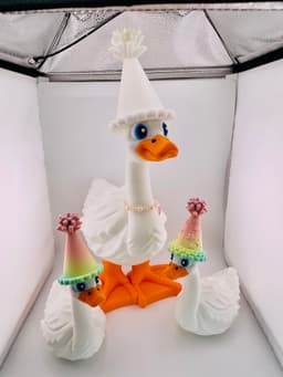 Party Hat Set Goose Gear for Porch Goose 3d model