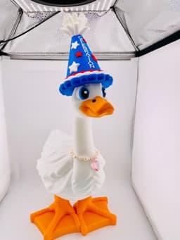 Party Hat Set Goose Gear for Porch Goose 3d model
