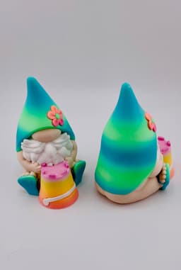 Beach Vibe Gnome -Sand Pail 3d model