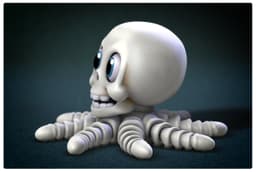 Flexi Skelly Octopus 3d model