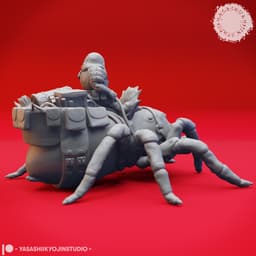 Cargo Steeder (Male) - Tabletop Miniature (Pre-Supported) 3d model