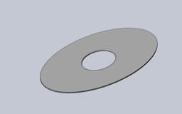 3D-Printable Airplane Window Screen Frame 3d model