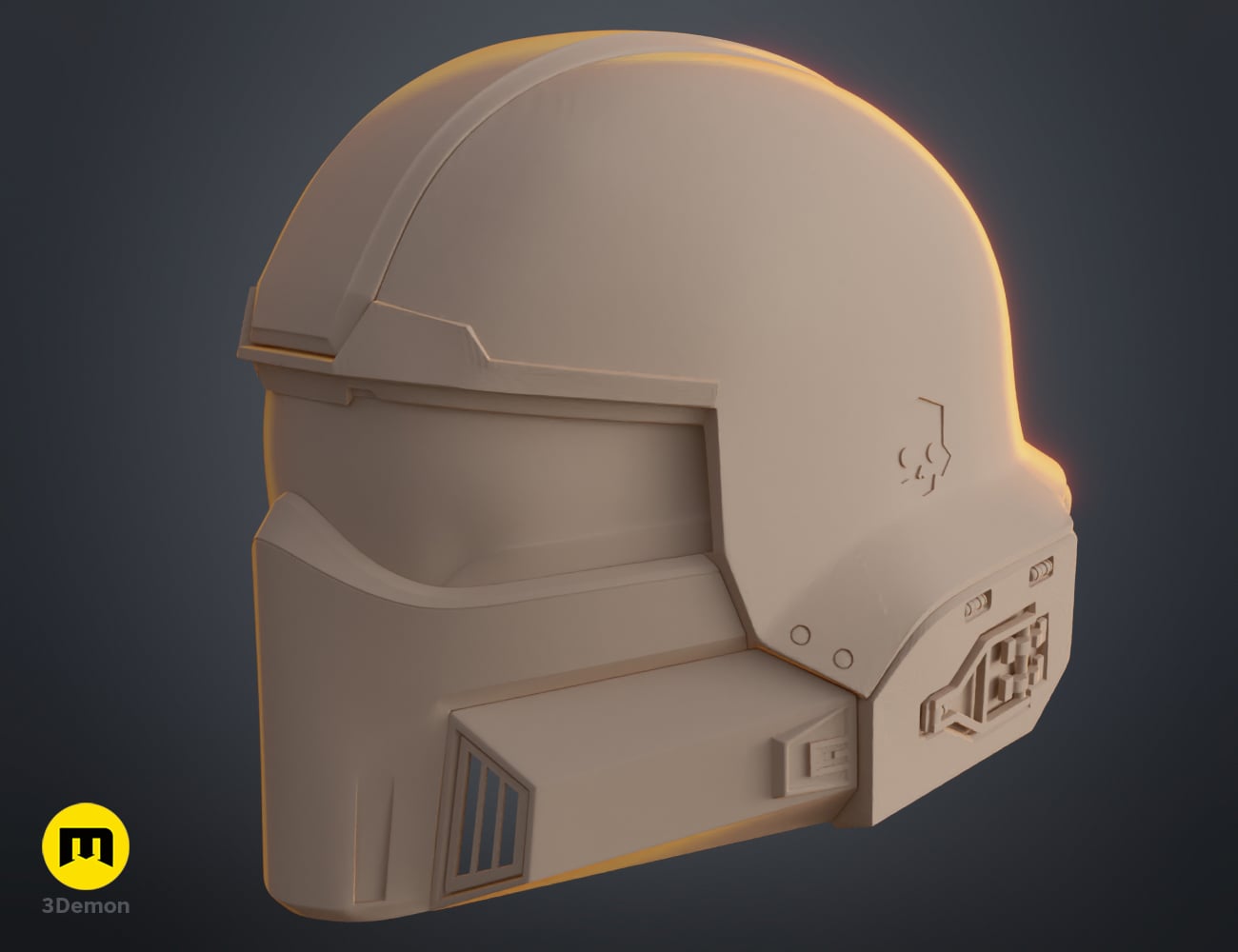 Helldivers 2 B-01 Helmet 3d model