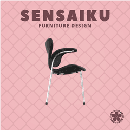Miniature Replica 1:12 06. Arne Jacobsen Lily Chair for Miniature Dollhouse - Vitra - 3D Print Inst 3d model