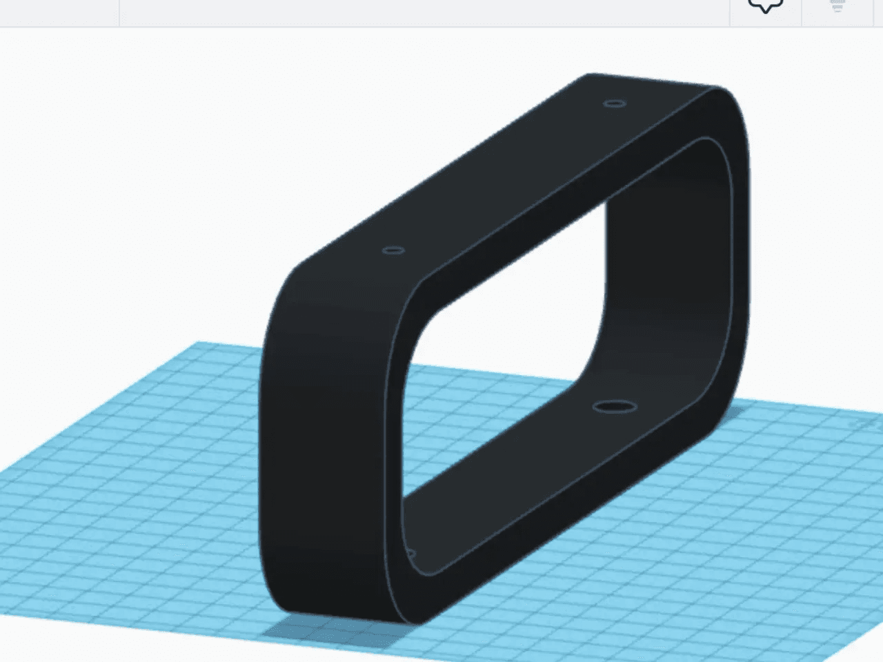 Feet For Monitor Stand 3d model