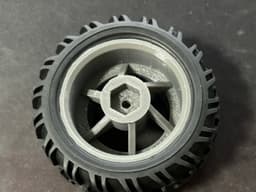RC car wheel rim 3d model