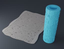 Children's Day Texture Rollers 3d model