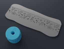 Children's Day Texture Rollers 3d model