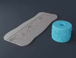 Children's Day Texture Rollers 3d model