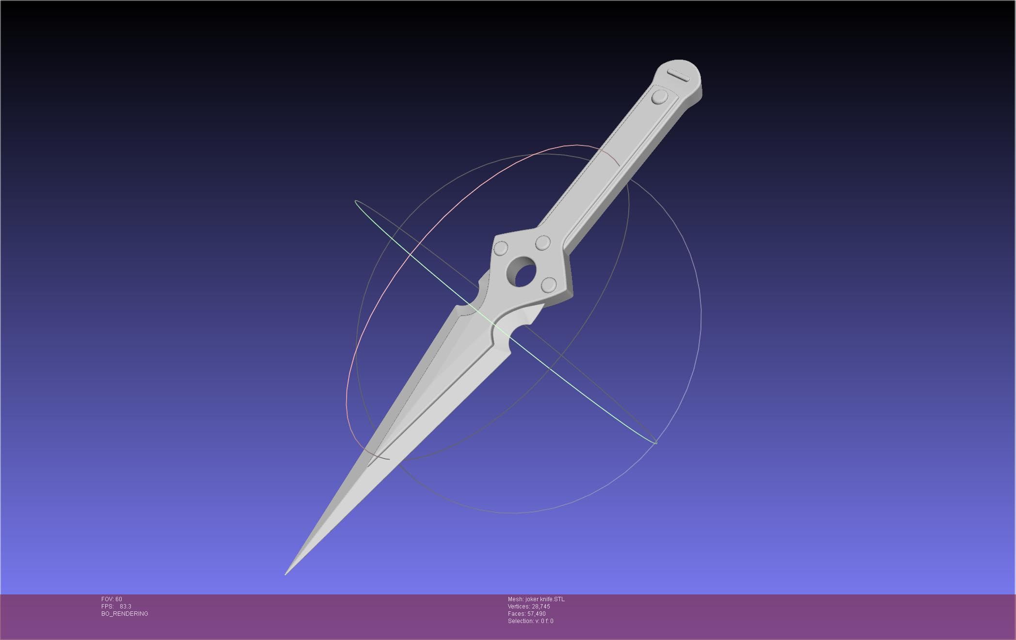 Persona 5 Joker Knife 3d model