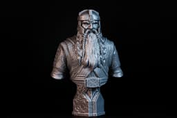 Gimli bust (Pre-Supported) 3d model