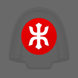 Red Ronin Chapter V10B Shoulder Circle Symbols 3d model
