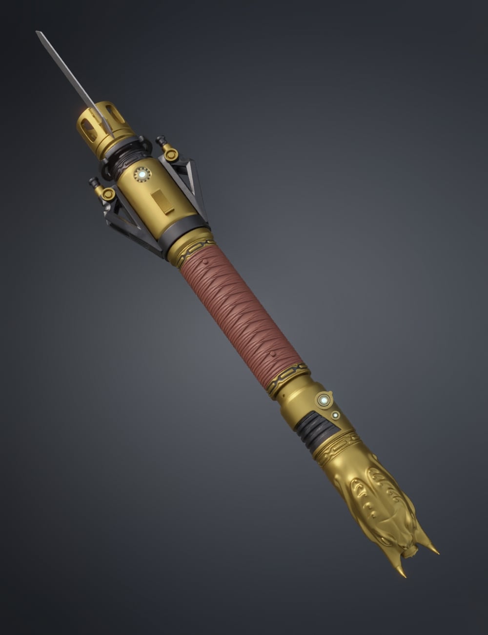 Justice Lightsaber - Jedi Survivor 3d model
