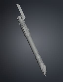 Justice Lightsaber - Jedi Survivor 3d model