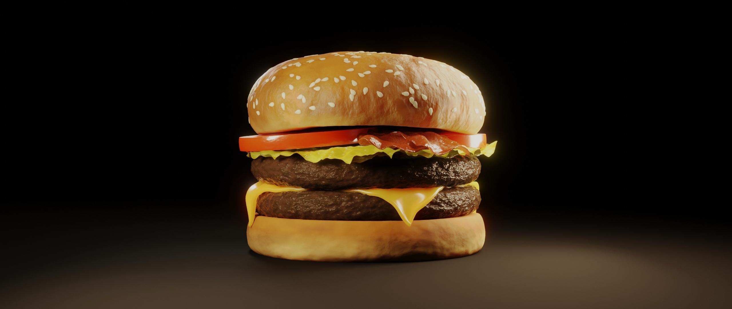 Hamburger 3d model