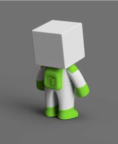 Filameno - Impresoras 3D mascot 3d model