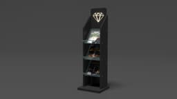 Brochure Rack 3d model